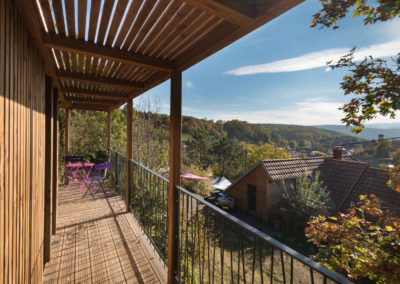 Accès terrasse skyloft